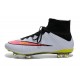 Top Nike Mercurial Superfly FG ACC Soccer Cleat White Pink Black