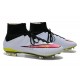 Top Nike Mercurial Superfly FG ACC Soccer Cleat White Pink Black