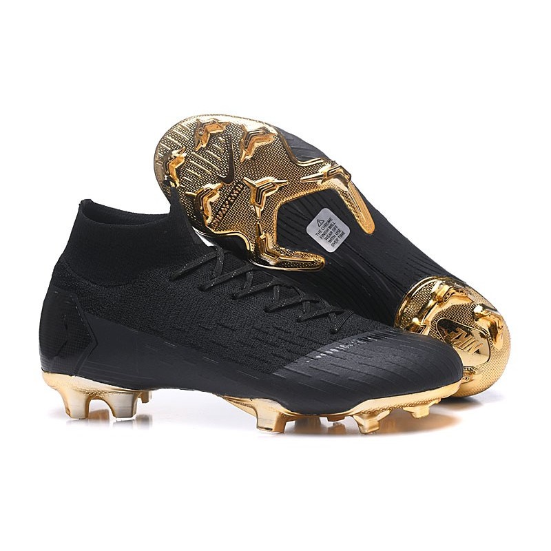 black and gold nike soccer cleats 