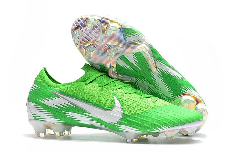 Nike Mercurial Vapor Xii Mens Fg Football Boots Green Silver