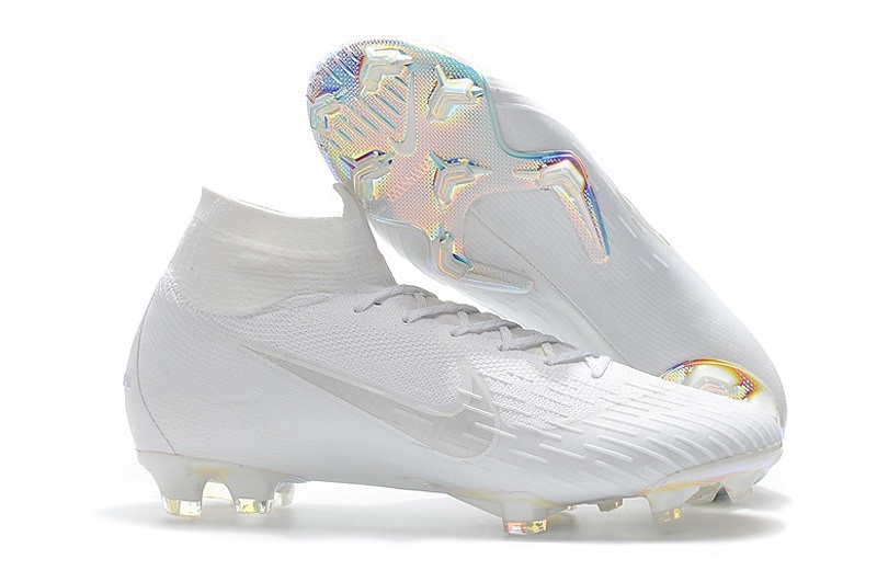all white nike boots