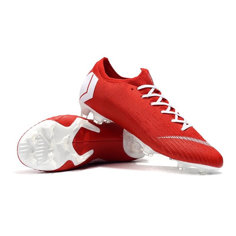 red and white nike cleats