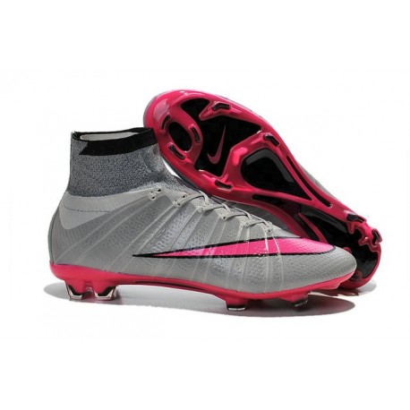 nike mercurial superfly iv fg soccer cleats - pink and black