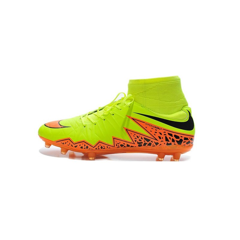 New 2015 Soccer Cleats Nike Hypervenom Phantom II FG ACC Yellow Orange ...